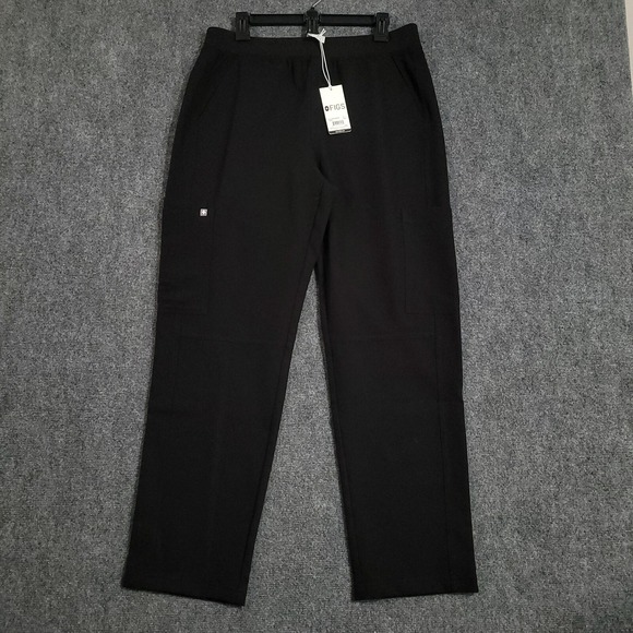 Figs Men's Axim Cargo Scrub Pants‎ Large Black New 32x30 - Picture 1 of 11